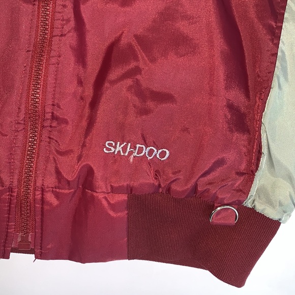 Vintage Bombardier Sportswear Ski-Doo Coat Red Size Large - Picture 3 of 9